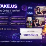 Stake.us Promo Codes & Verified Discounts 2026 — 560K GC + 56 Free Stake Cash